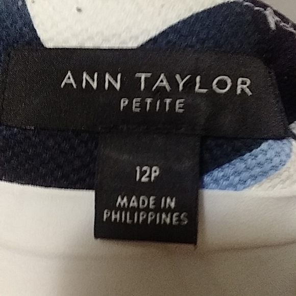 Ann Taylor size 12 petite ladies skirt.  Block pattern. - Picture 4 of 7